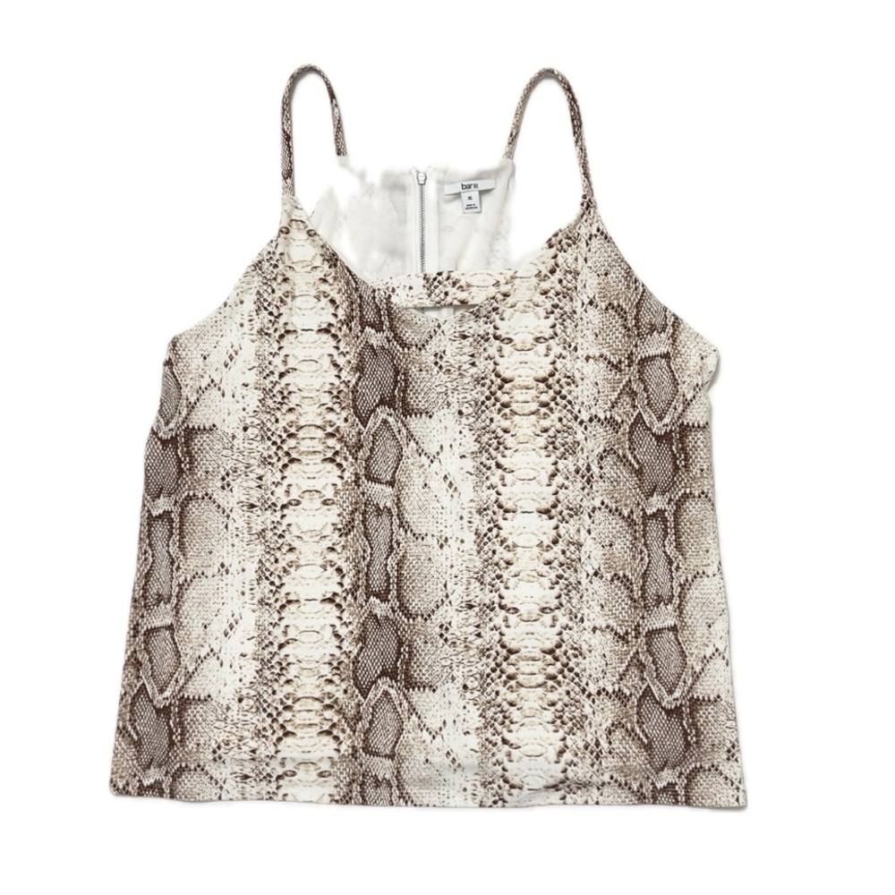 BAR III Snake/Python Print Tank Top - Picture 3 of 11